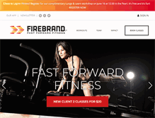 Tablet Screenshot of firebrandsports.com